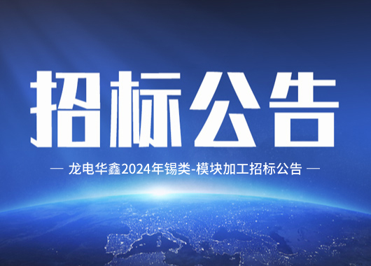 龍電華鑫錫類-模塊加工招標(biāo)公告